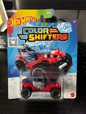 Hot Wheels Color Shifters Baja Bone Shaker - Red & Blue